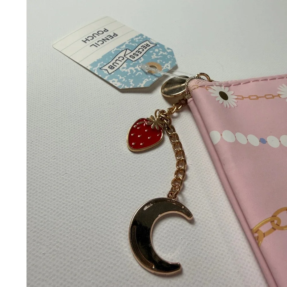 Recess‎ Club Pink Pencil Pouch Tswift Lucky Charms Makeup Bag NWT